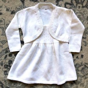 12-18 month knit and sequin dress and sweater